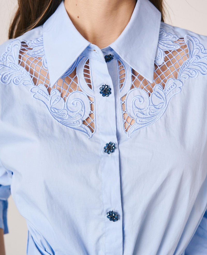 VESTIDO POPELÍN ALGODÓN