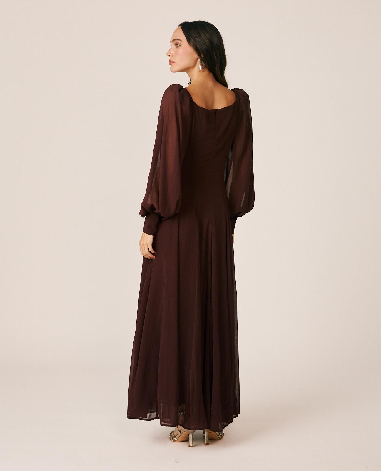VESTIDO LARGO GASA