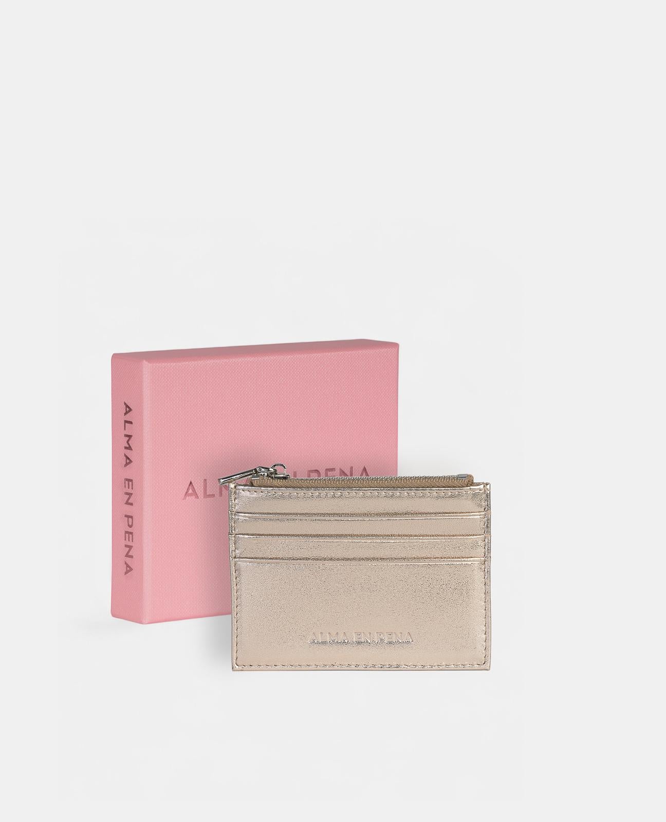 CARTERA TARJETERO CREMALLERA