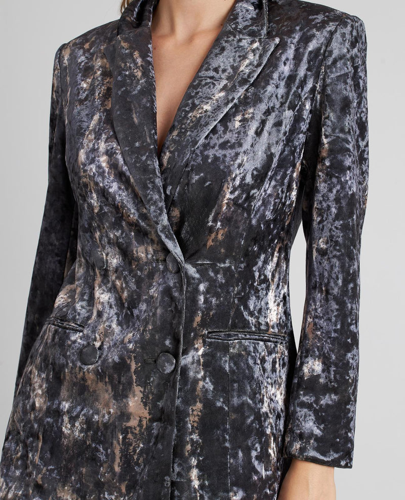 BLAZER CRUZADA TERCIOPELO