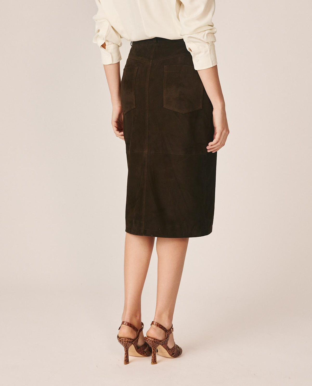 FALDA MIDI DE ANTE