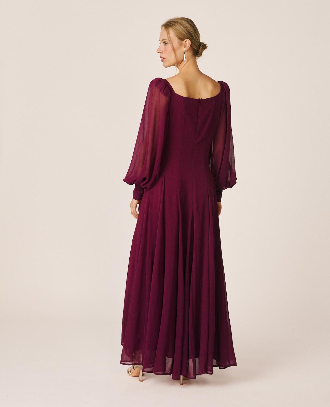 VESTIDO LARGO GASA