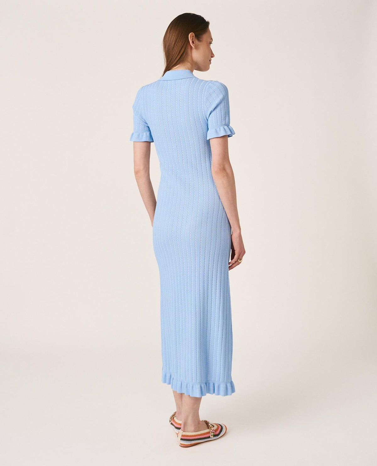 VESTIDO MÉDIO DE MALHA