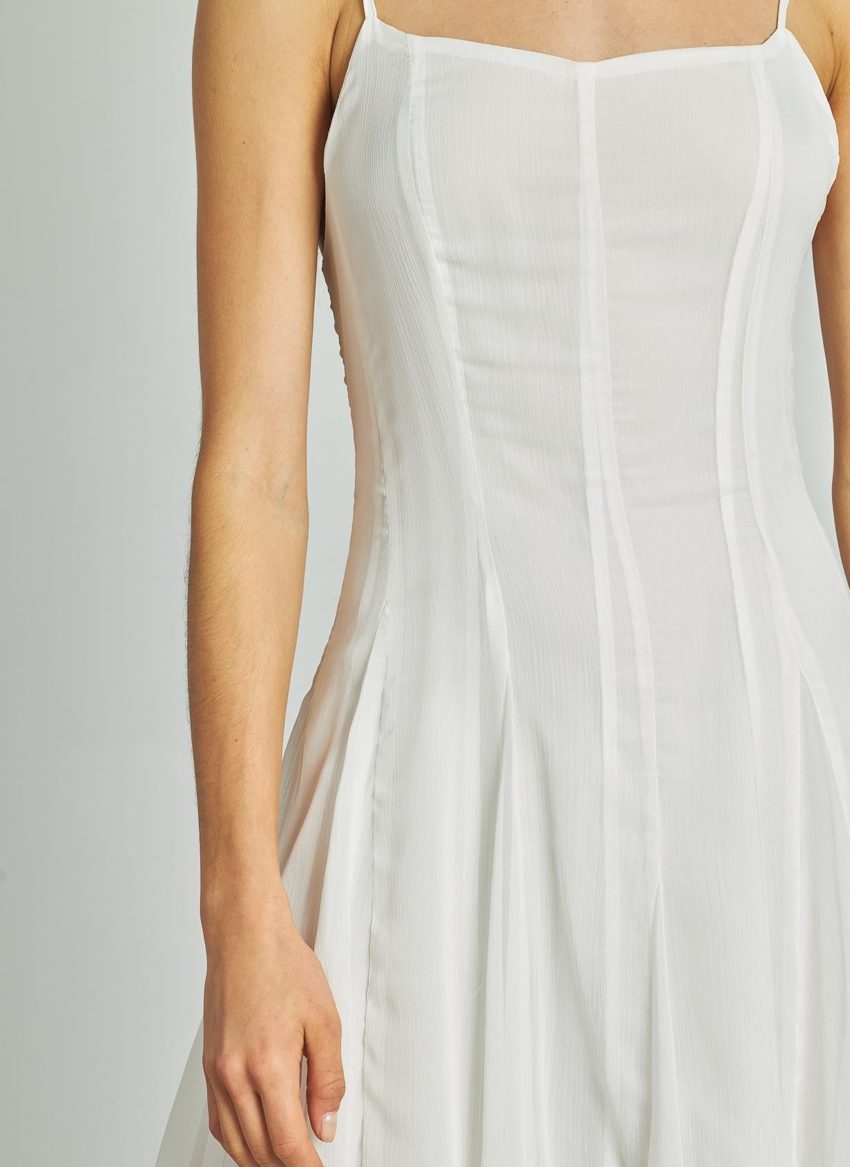 VESTIDO MIDI DE ALÇAS