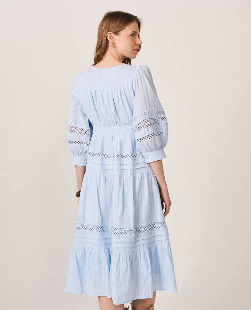 VESTIDO MANGA ABLUSADA