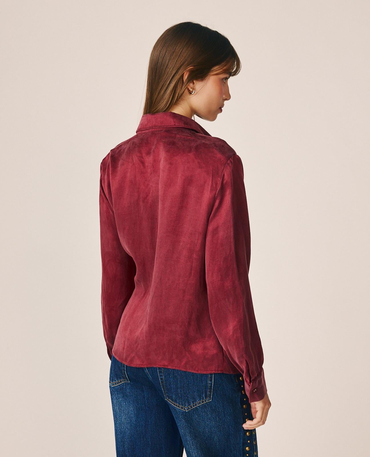BLUSA SATÉN CAMISERA