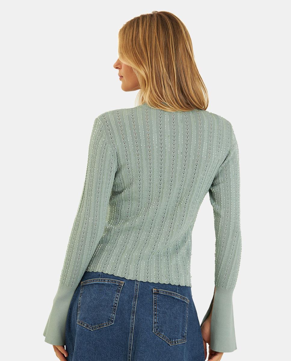 CAMISOLA DE MALHA ABERTA