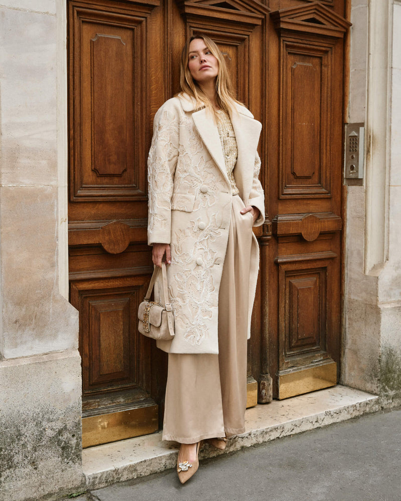 LONG MANTEAU BLANC
