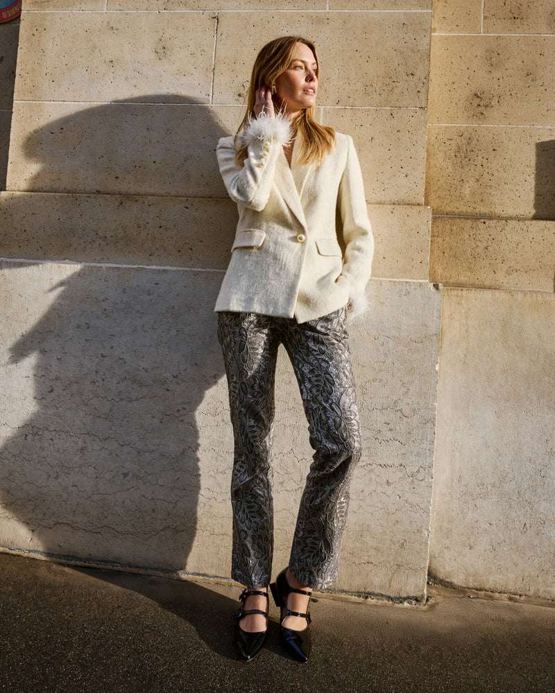 PANTALÓN EFECTO METALIZADO