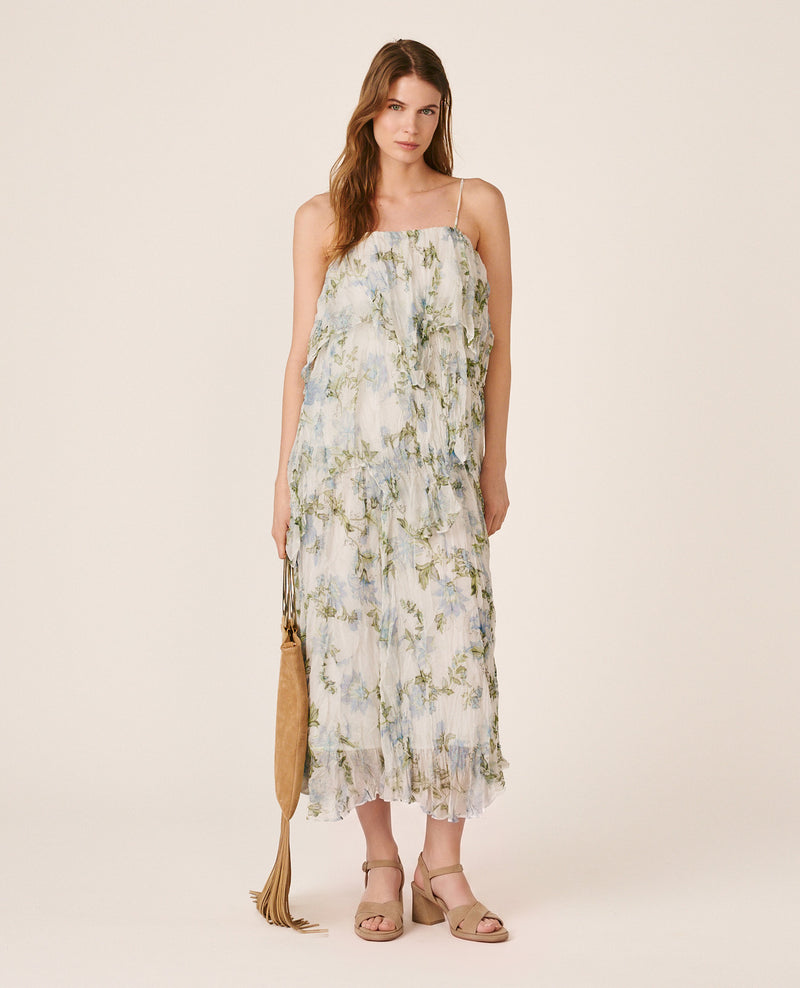 VESTIDO GASA FLORAL