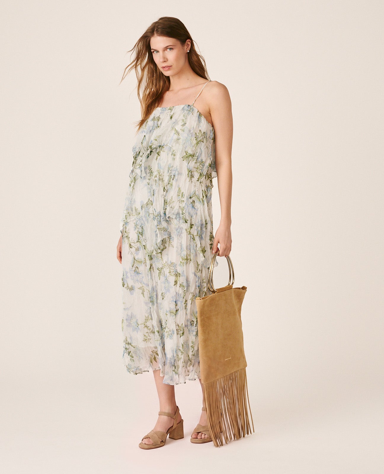 FLORAL CHIFFON DRESS