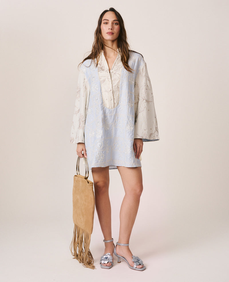 VESTIDO MINI BORDADO