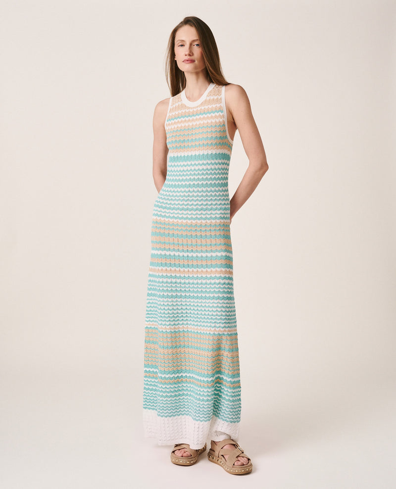 VESTIDO SIN MANGAS PUNTO