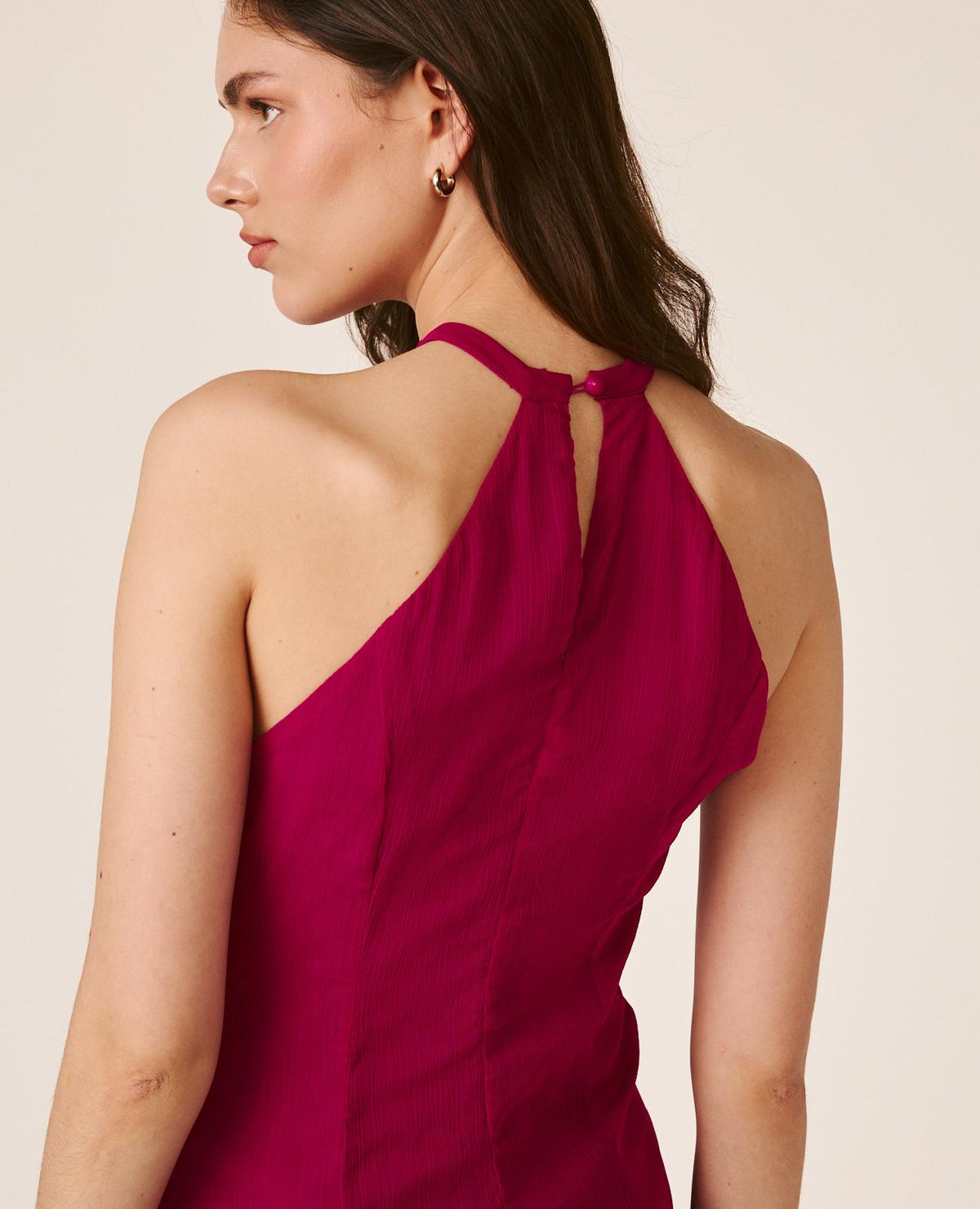 VESTIDO LARGO LISO