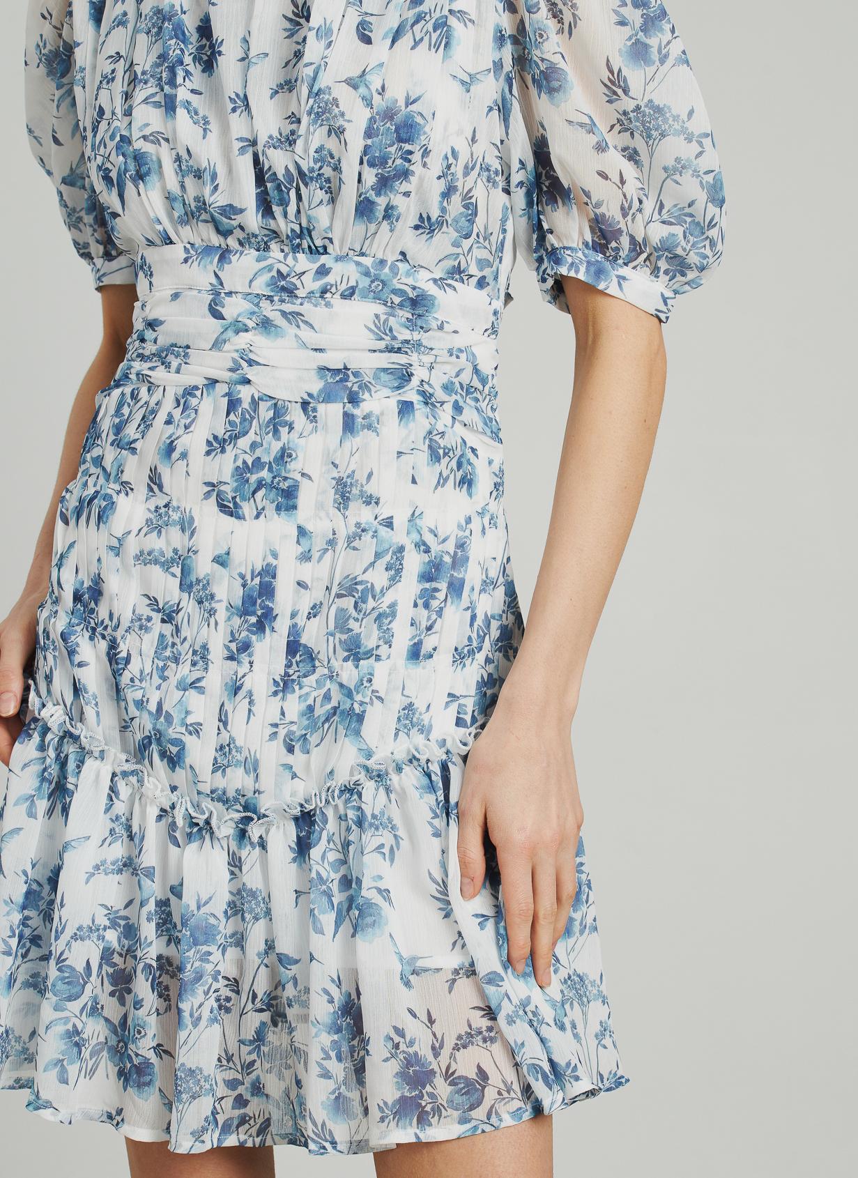 VESTIDO CORTO FRUNCES