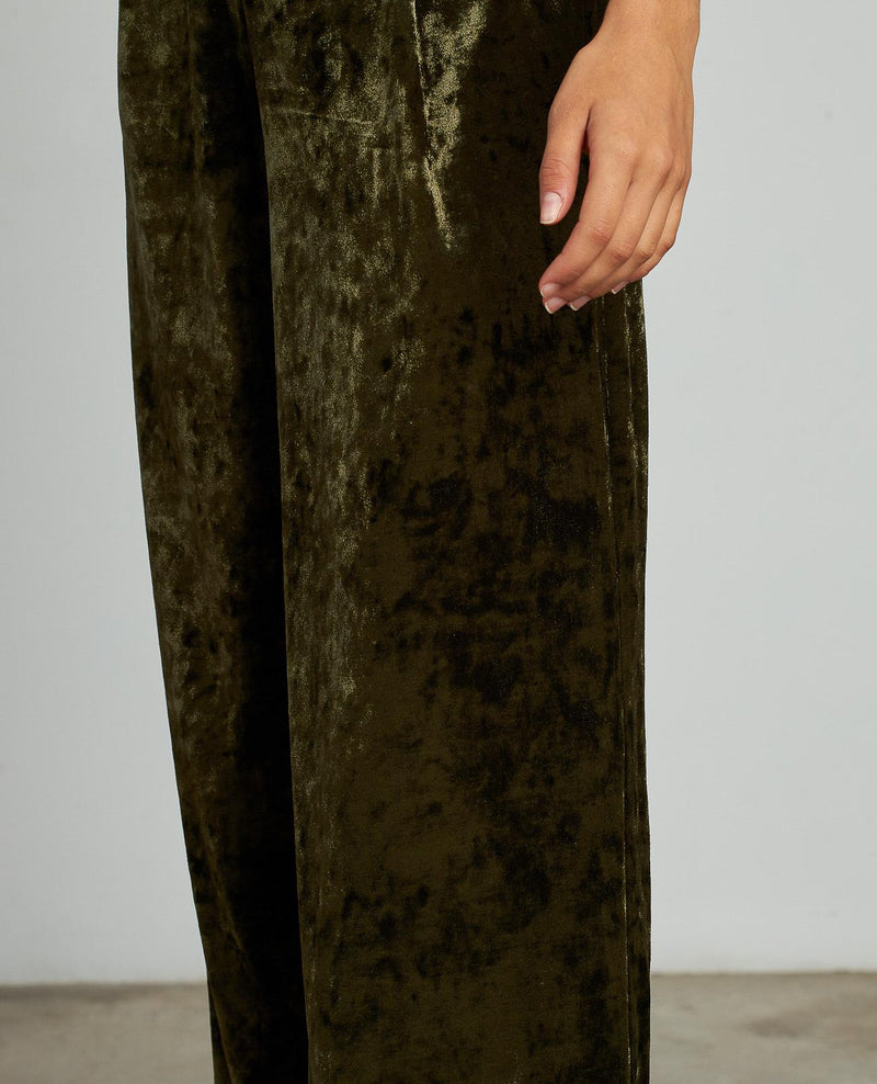 PANTALÓN TIRO ALTO TERCIOPELO