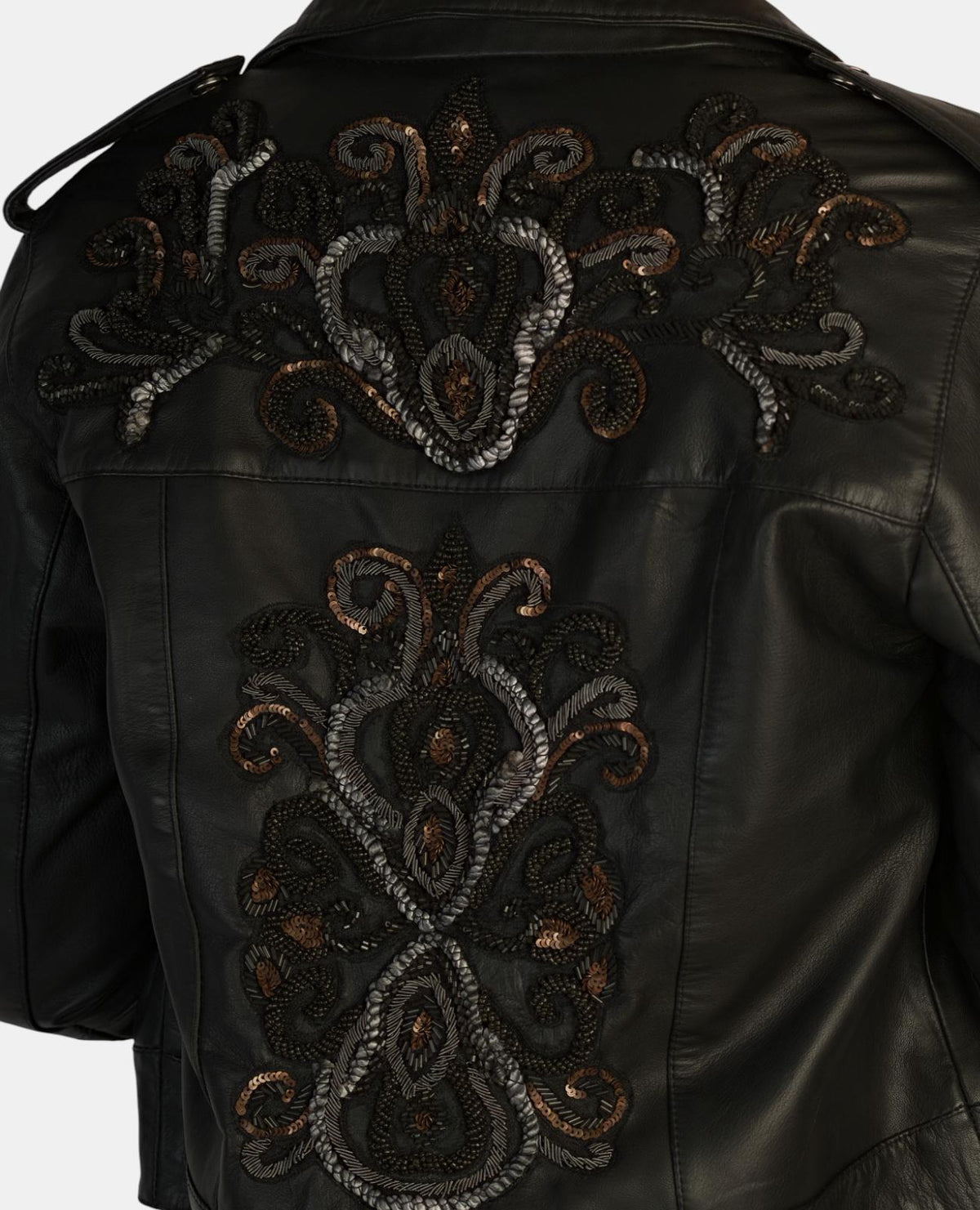 BIKER WITH BEADS