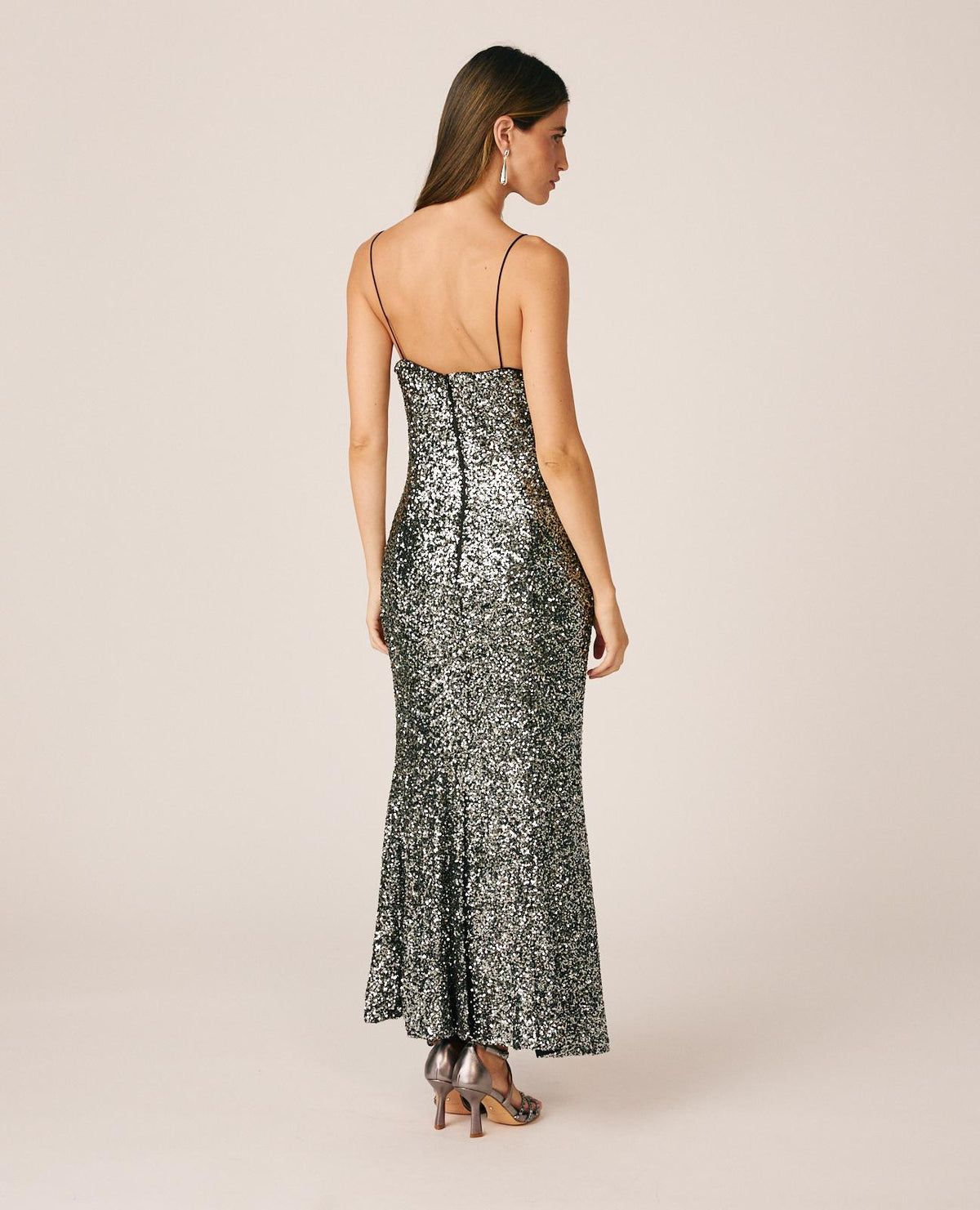 VESTIDO LENTEJUELAS MIDI