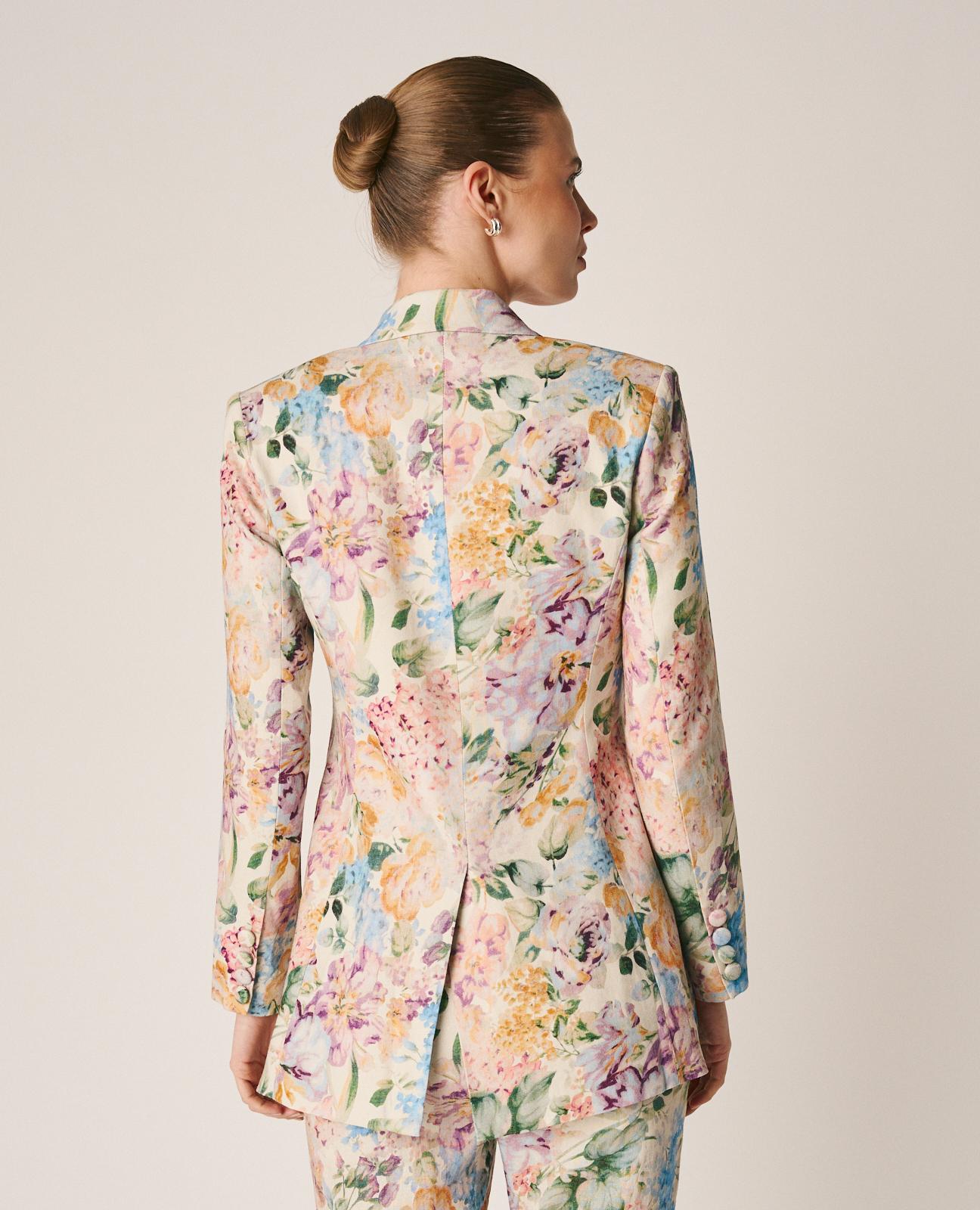 PRINTED BLAZER DETAILS