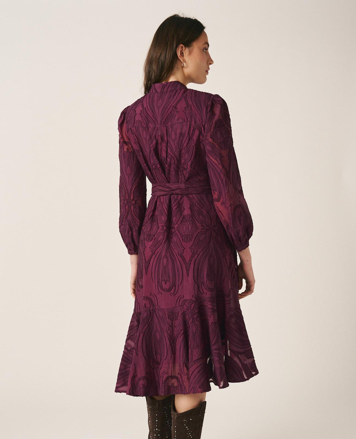 VESTIDO JACQUARD
