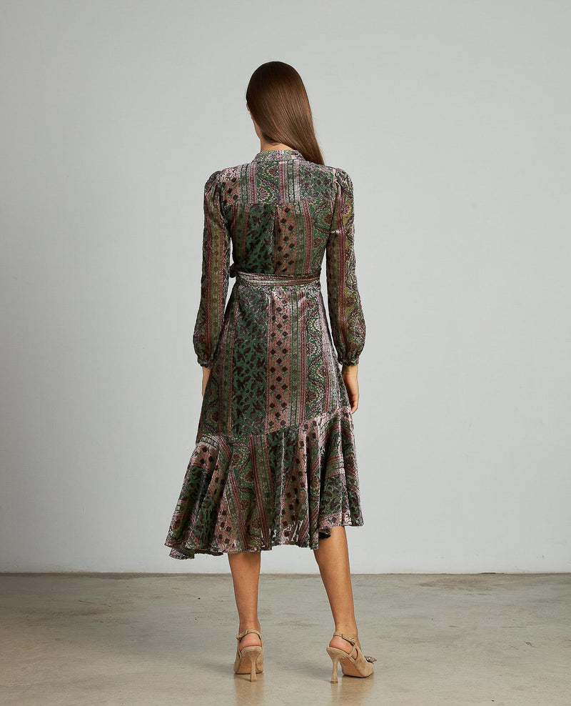 VESTIDO MIDI TERCIOPELO