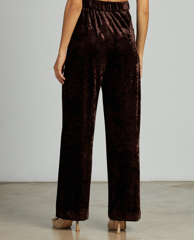 PANTALÓN TIRO ALTO TERCIOPELO