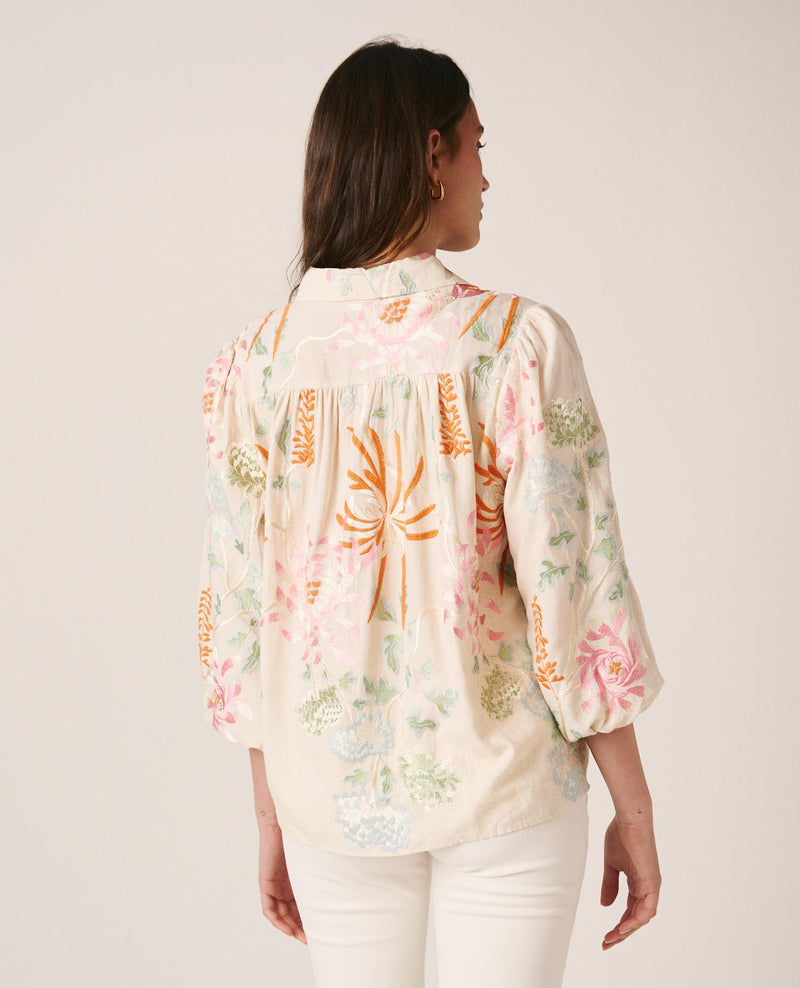 CAMISA BORDADOS FLORES