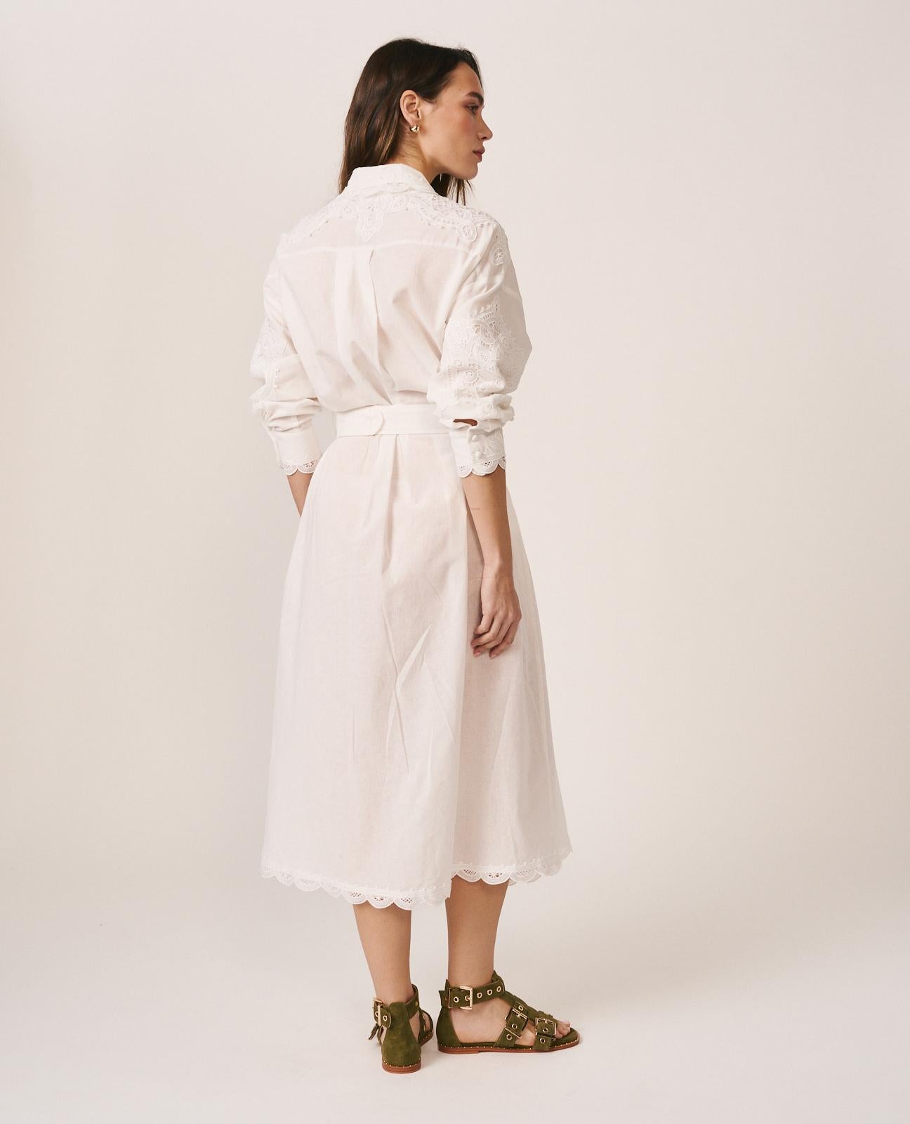 EMBROIDERED DRESS