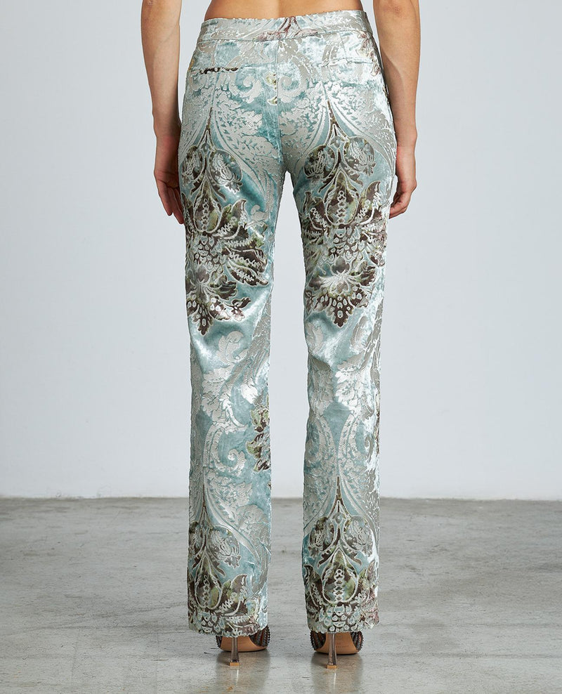 PANTALÓN RECTO EFECTO TERCIOPELO