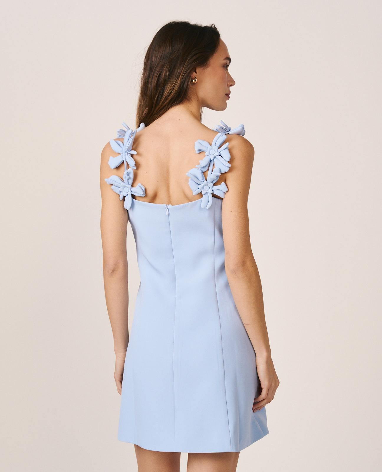 VESTIDO DE ALÇAS FLORAIS