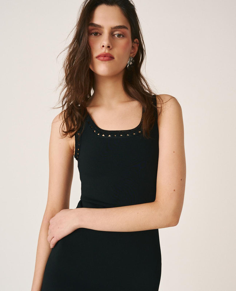 VESTIDO PUNTO FLECOS