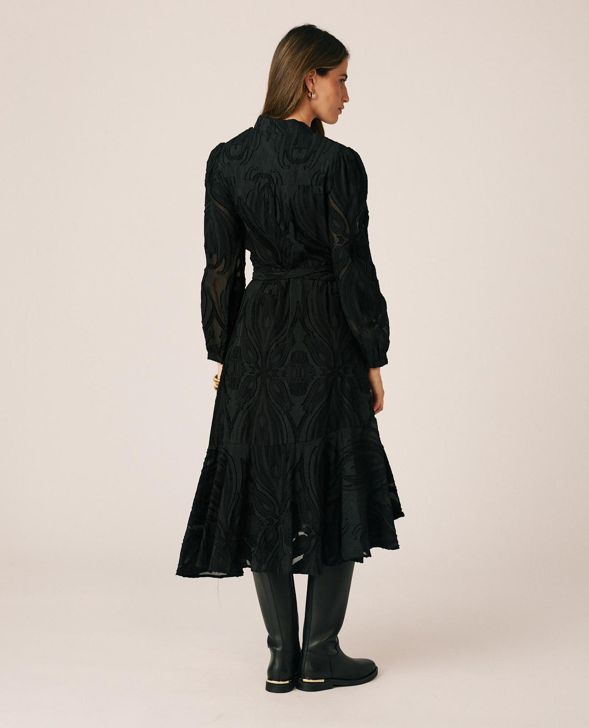 VESTIDO JACQUARD