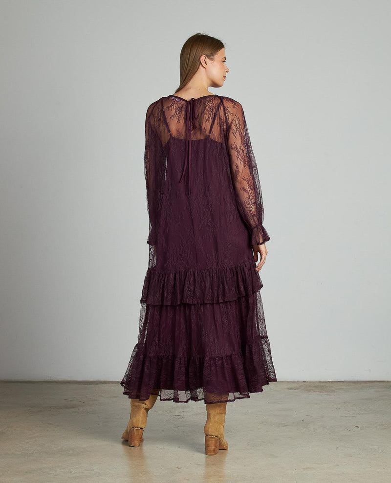 VESTIDO ENCAJE LARGO