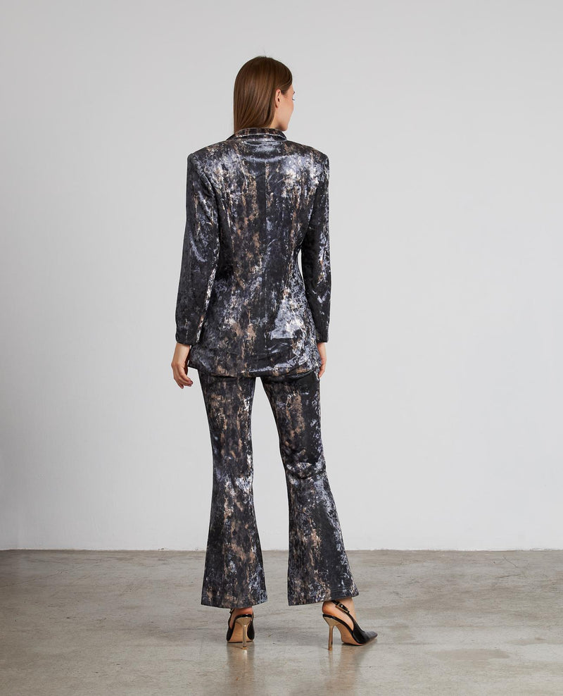 BLAZER CRUZADA TERCIOPELO