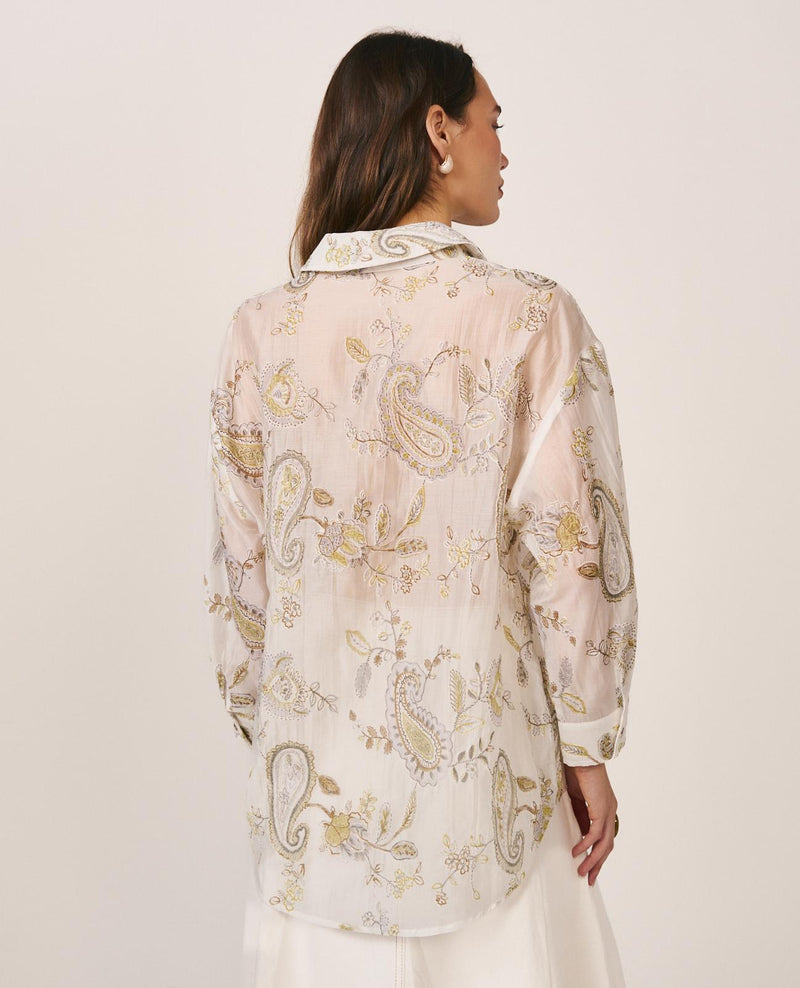 CAMISA BORDADO PAISLEY