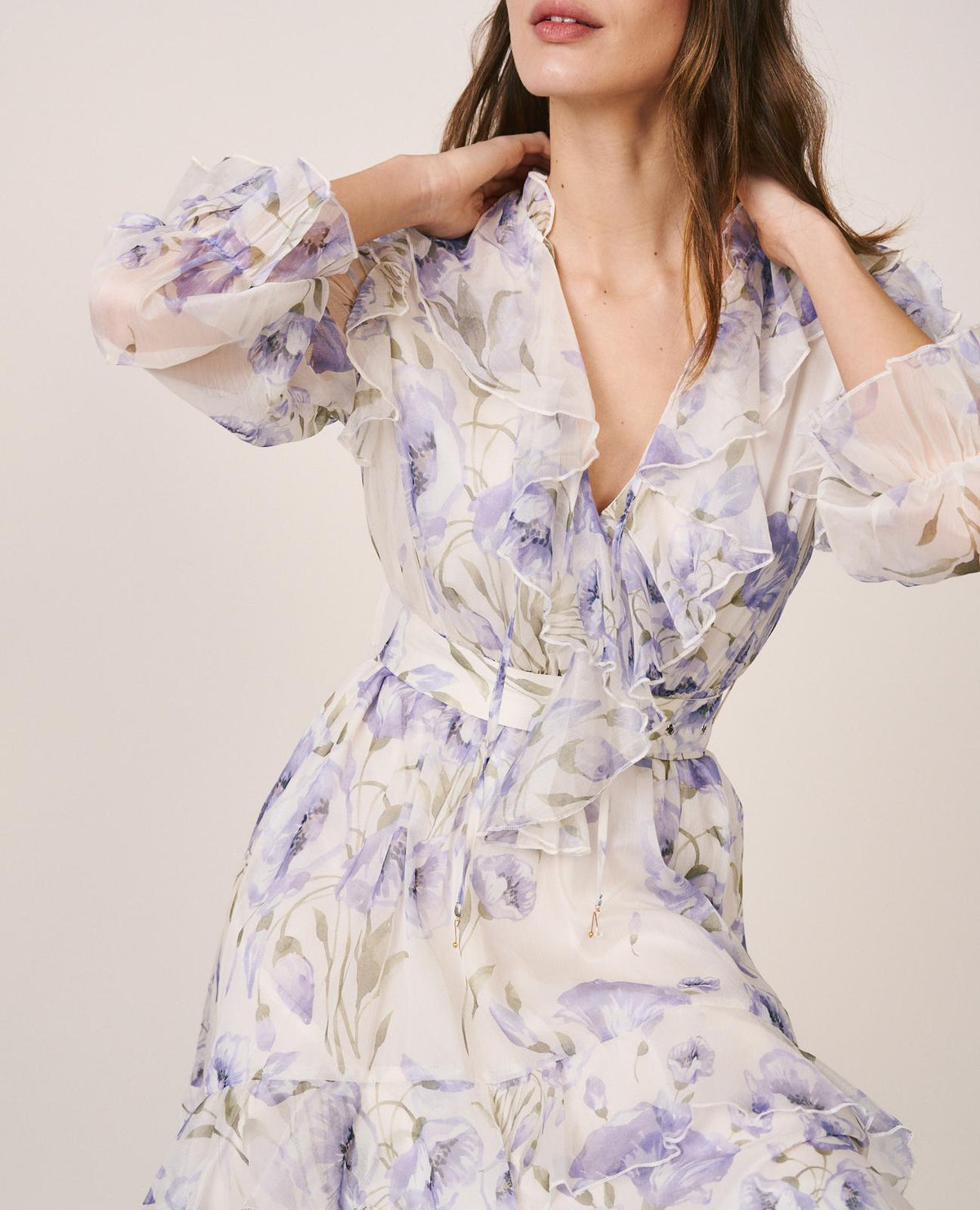 VESTIDO MIDI VOLANTES