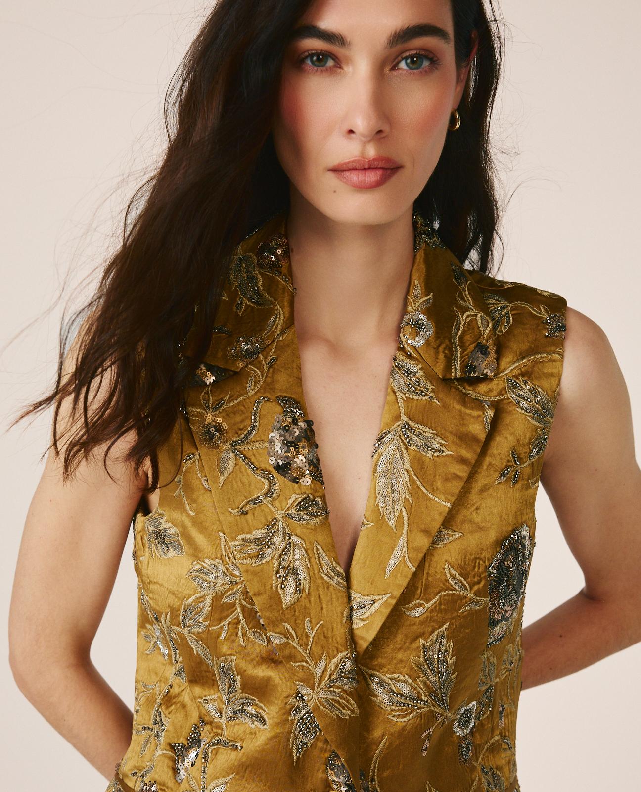 CHALECO FLORAL