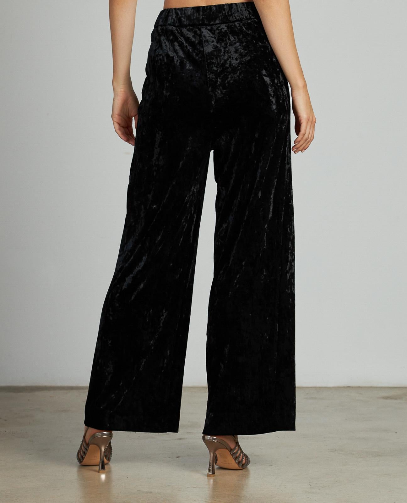 PANTALÓN TIRO ALTO TERCIOPELO