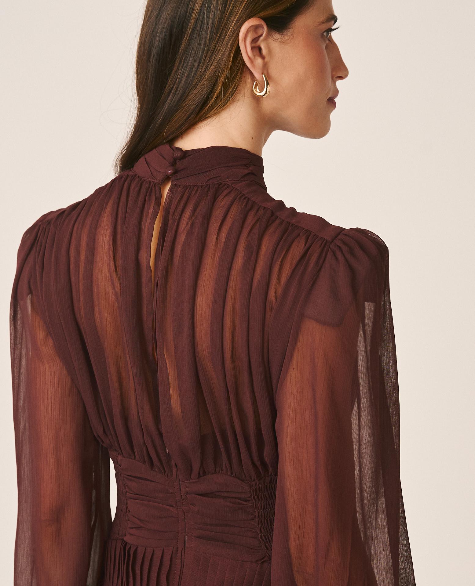 VESTIDO MINI GASA LISO