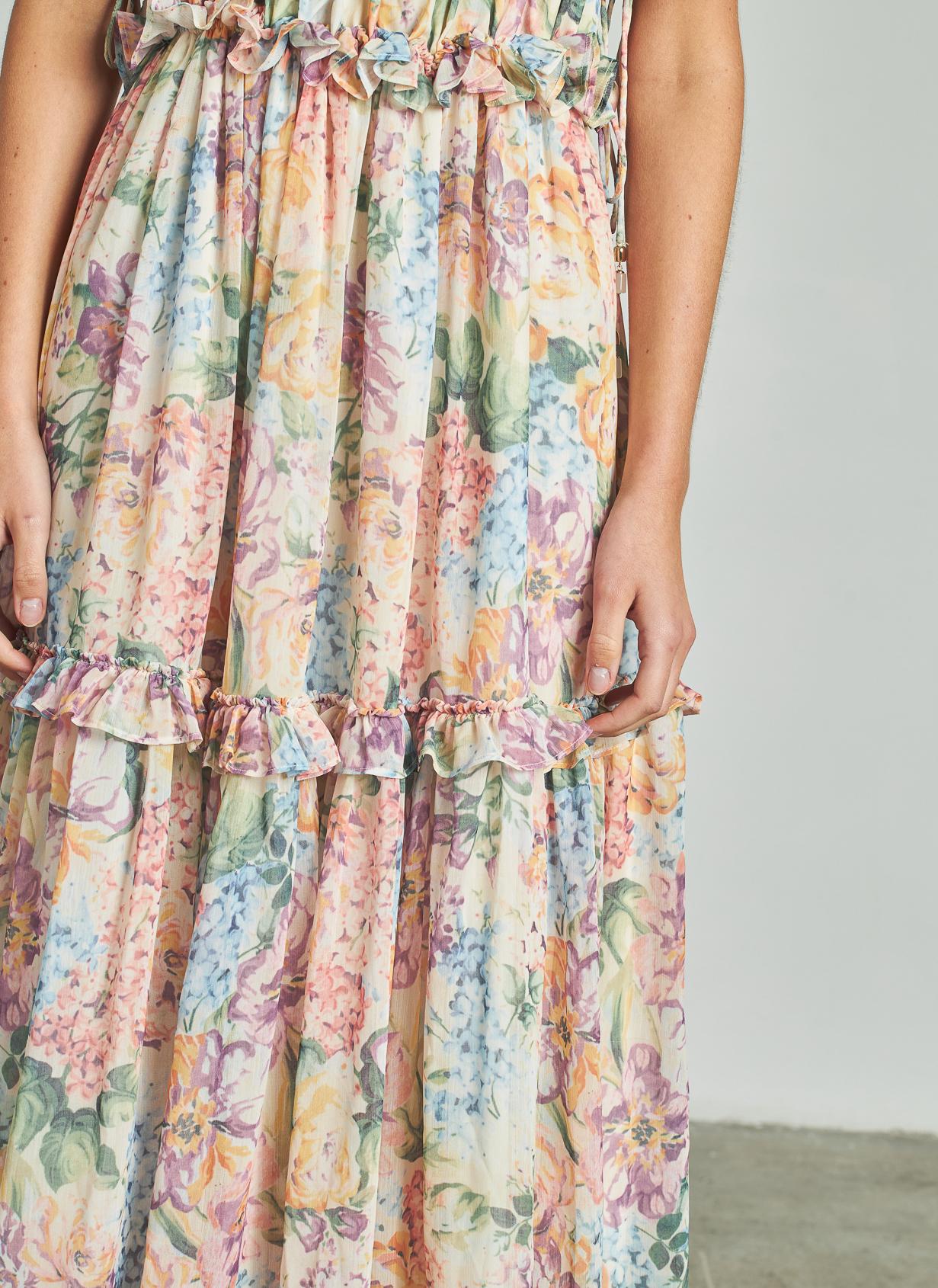 HALTER NECK MIDI DRESS
