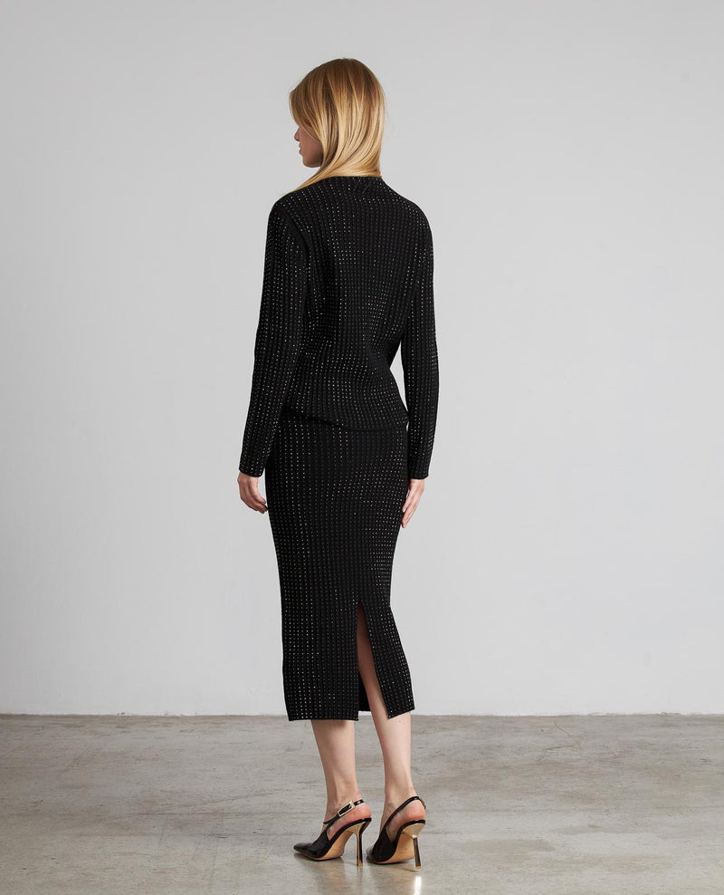 FALDA DE PUNTO BRILLOS