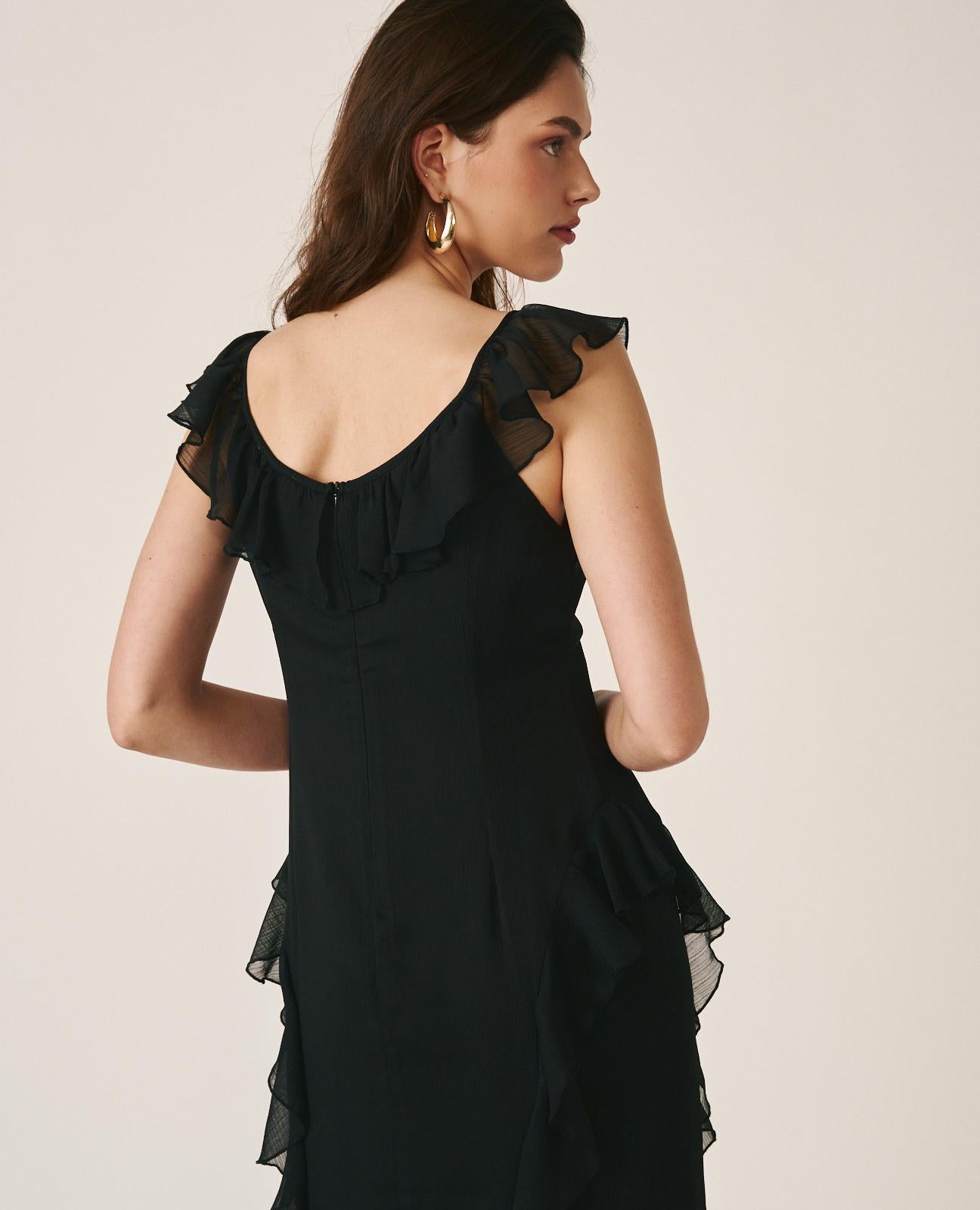 RUFFLE DRESS