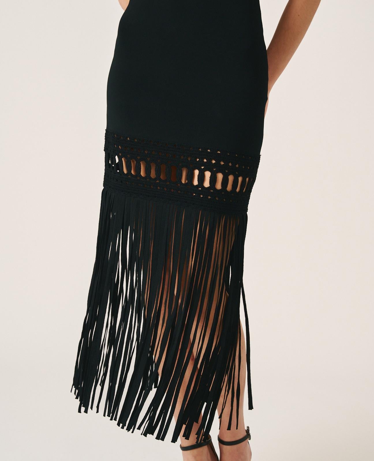 VESTIDO PUNTO FLECOS