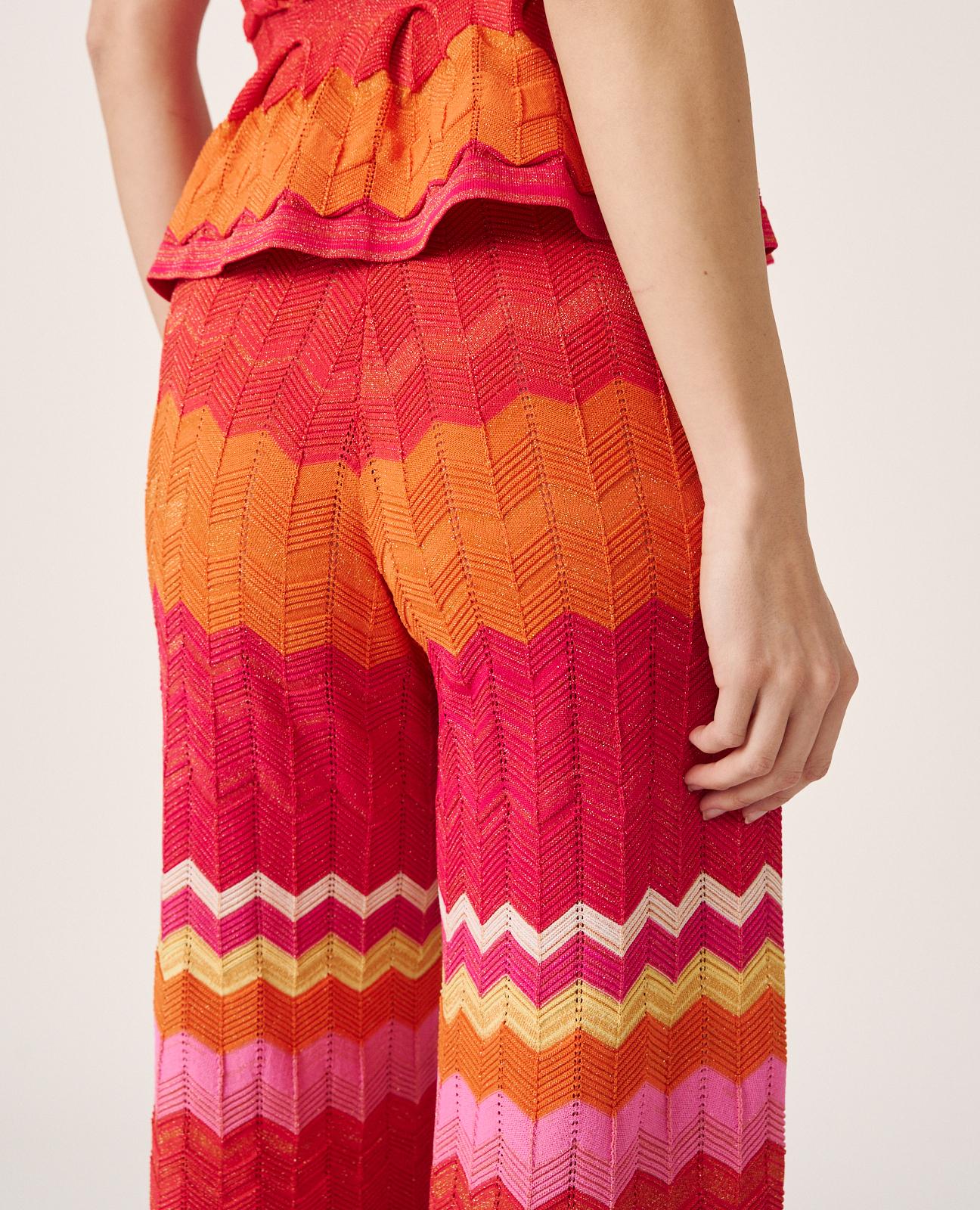 STRAIGHT KNIT TROUSERS