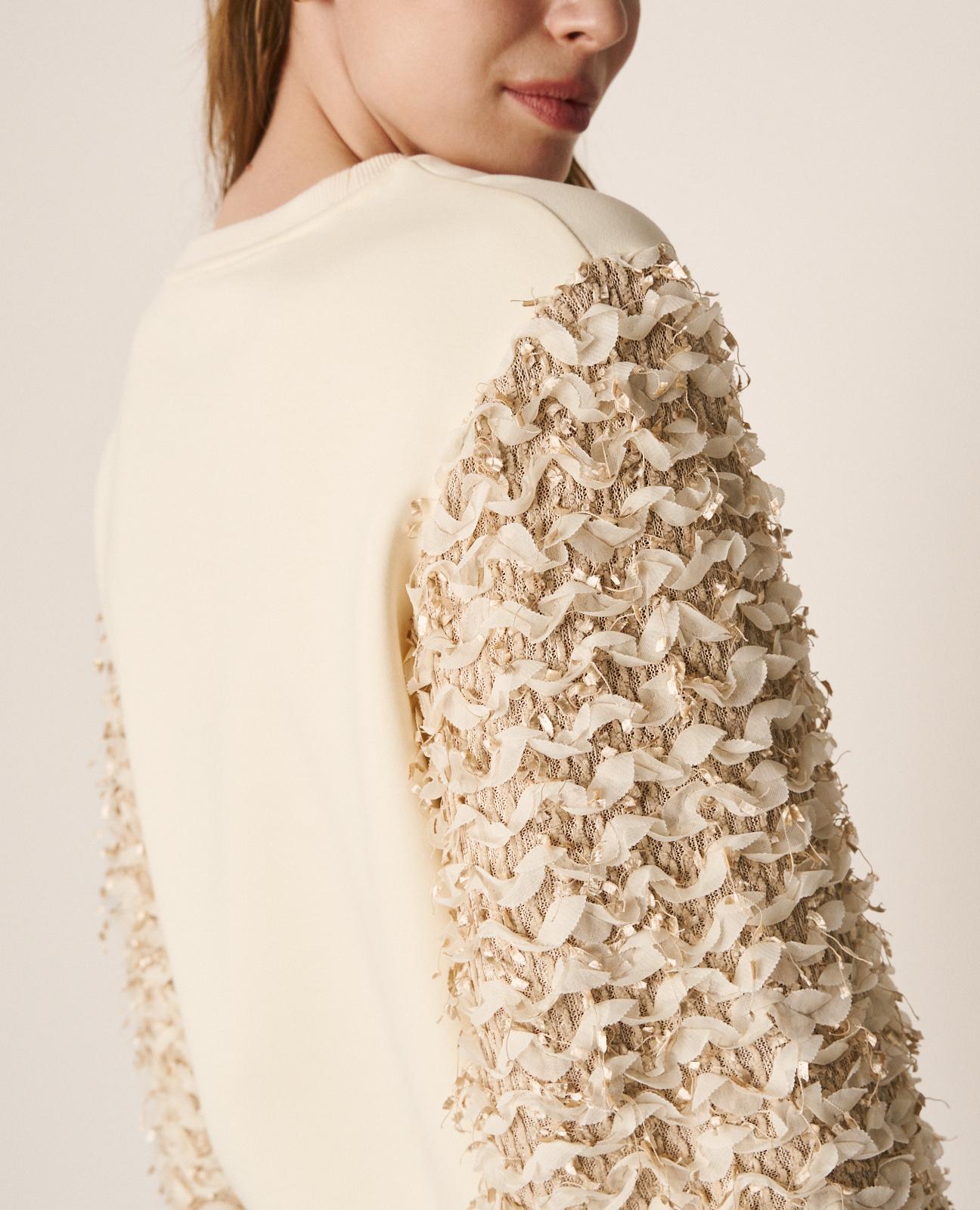 SUDADERA MANGA ABULLONADA