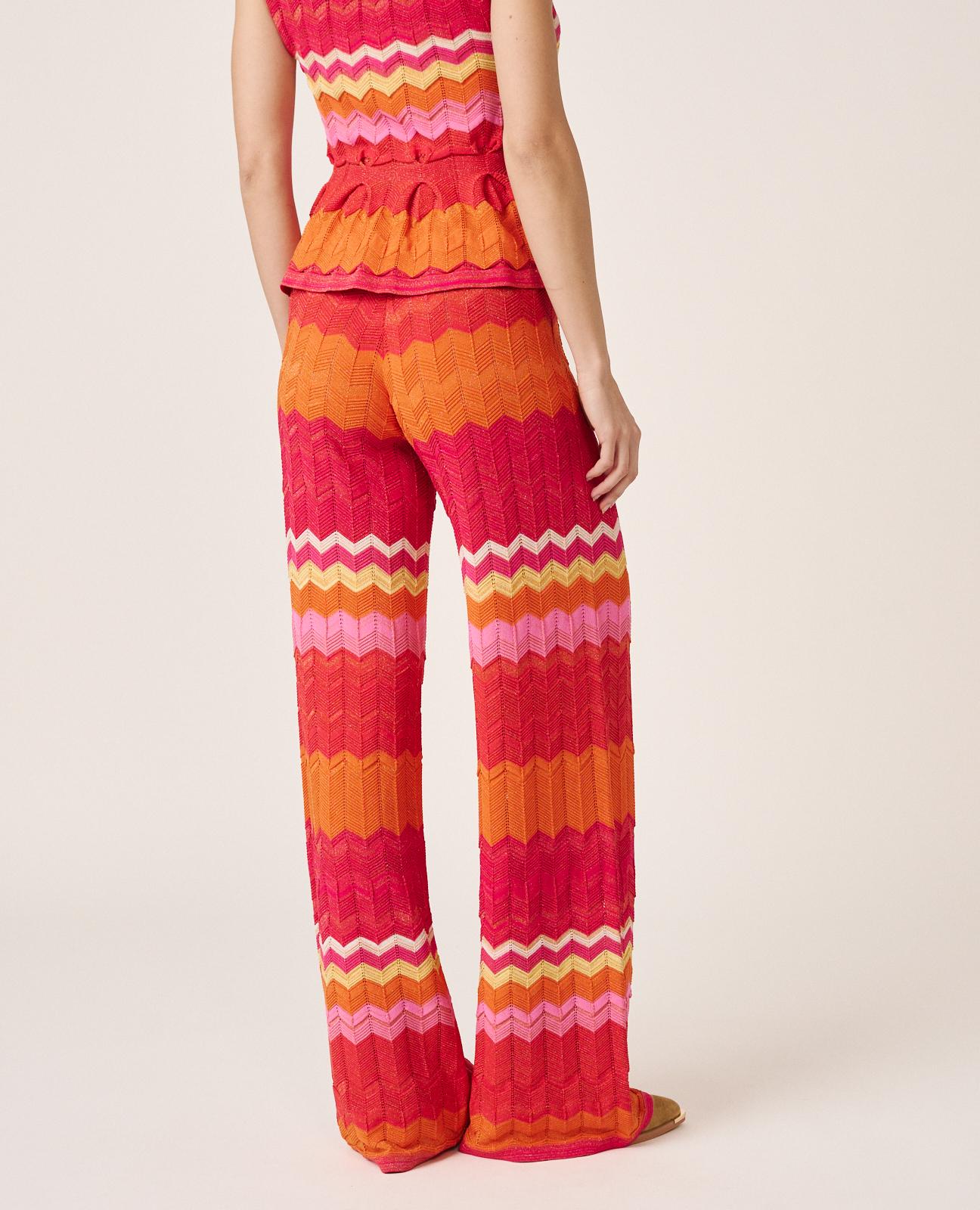 STRAIGHT KNIT TROUSERS