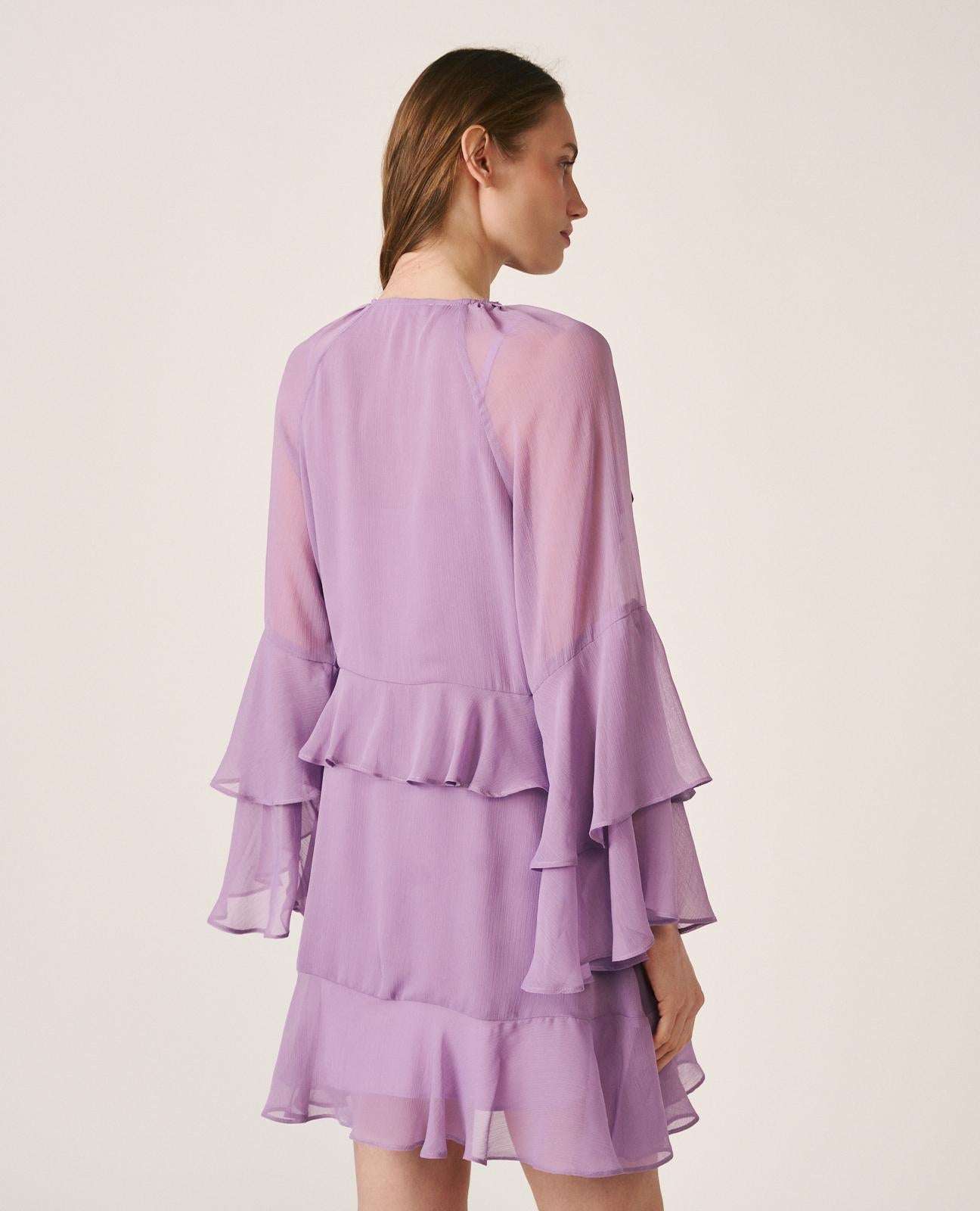 VESTIDO MANGA ACAMPANADA