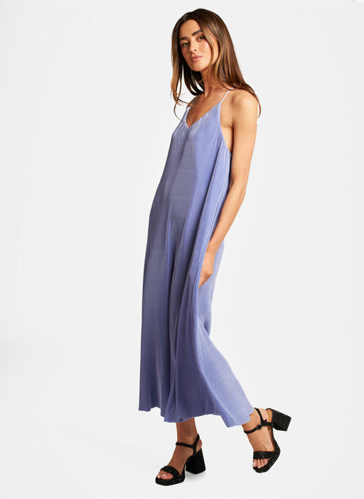 PLEATED MIDI DRESS